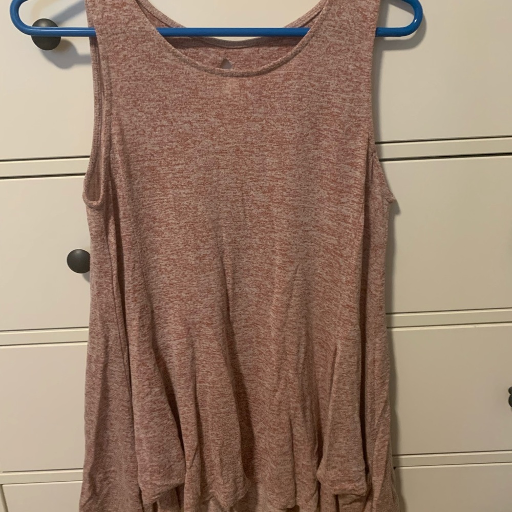 Soft pink tank top- size medium